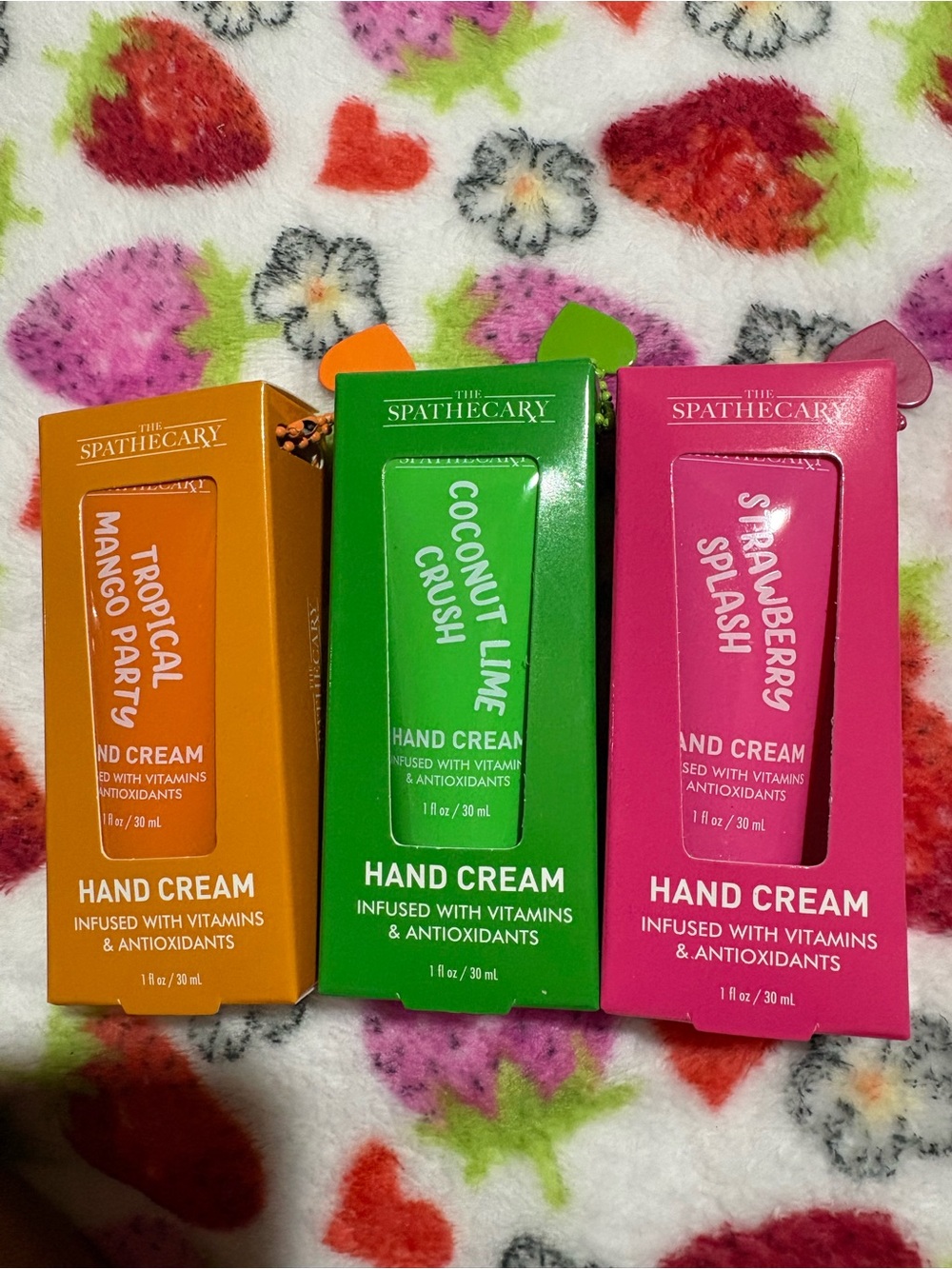 Pink Strawberry Splash Hand Cream - Hydrating Moisturizer